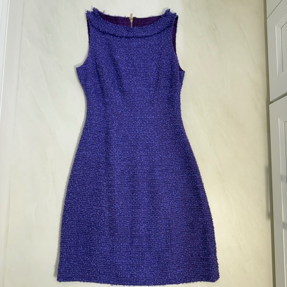Kate Spade New York Purple Sleeveless Sheath Dress Size 4 - Picture 2 of 16